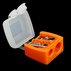 Pencil Sharpener 2 in 1 - Orange, Kids, Pencil Boxes And Stationery Sets, Chase Value, Chase Value