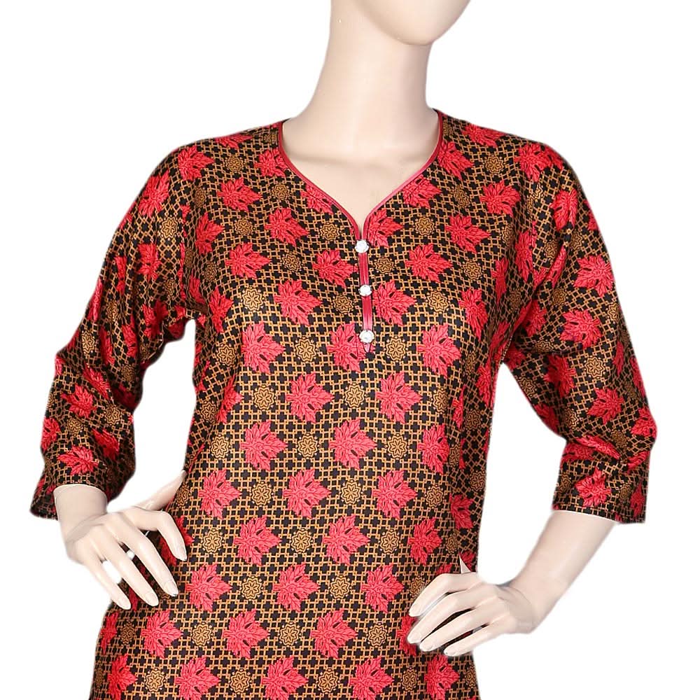 Women's 2 Piece Suit Lawn - Dark Pink, Women, Shalwar Suits, Chase Value, Chase Value