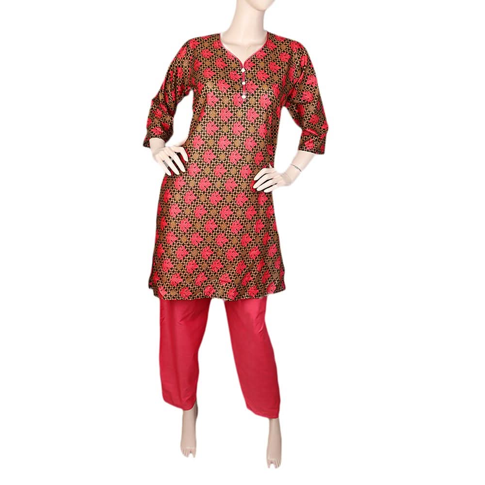 Women's 2 Piece Suit Lawn - Dark Pink, Women, Shalwar Suits, Chase Value, Chase Value