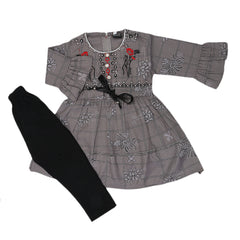 Girls Pajama Suit 1021 Grey - A, Kids, Girls Sets And Suits, Chase Value, Chase Value
