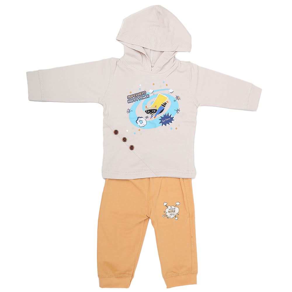 Newborn Boys Full Sleeve Suit (1905) - Beige, Kids, NB Boys Sets And Suits, Chase Value, Chase Value