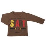 Boy's Full Sleeves T-Shirt - Olive Green, Kids, Boys T-Shirts, Chase Value, Chase Value