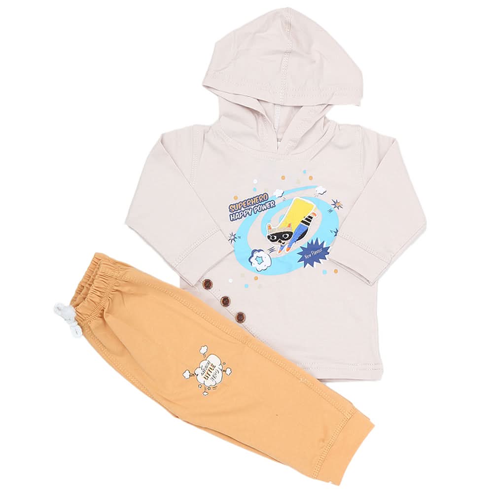 Newborn Boys Full Sleeve Suit (1905) - Beige, Kids, NB Boys Sets And Suits, Chase Value, Chase Value