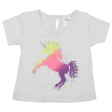 Newborn Girls Half Sleeves T-Shirt - White, Kids, Newborn Girls T-Shirts, Chase Value, Chase Value