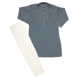 Boys Kurta Shalwar - Steel Blue, Kids, Boys Shalwar Kameez, Chase Value, Chase Value