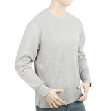 Men's Full Sleeves Thermal T-Shirt - Light Grey, Men, T-Shirts And Polos, Chase Value, Chase Value