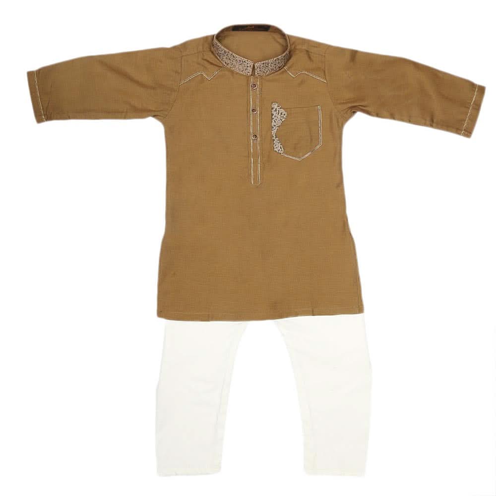 Boys Kurta Shalwar - Olive Green, Kids, Boys Shalwar Kameez, Chase Value, Chase Value