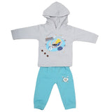 Newborn Boys Full Sleeve Suit (1905) - Light Grey, Kids, NB Boys Sets And Suits, Chase Value, Chase Value