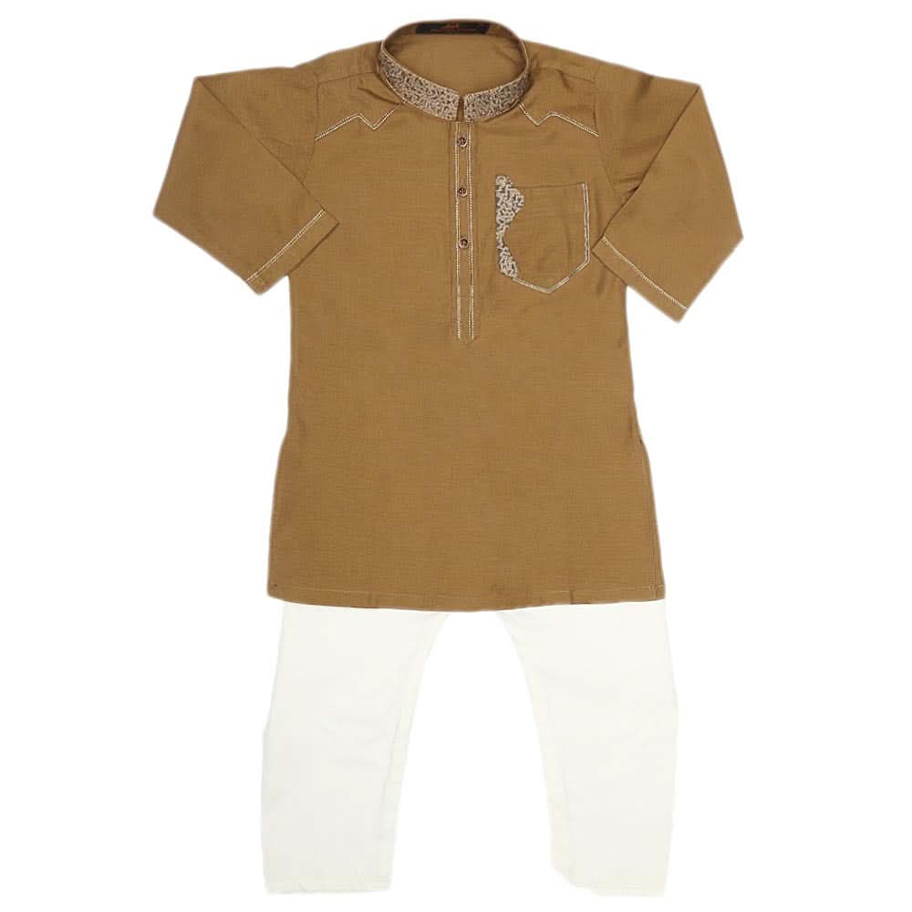 Boys Kurta Shalwar - Olive Green, Kids, Boys Shalwar Kameez, Chase Value, Chase Value