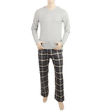 Men's Full Sleeves Night Suit - Light Grey, Men, Nightwear, Chase Value, Chase Value