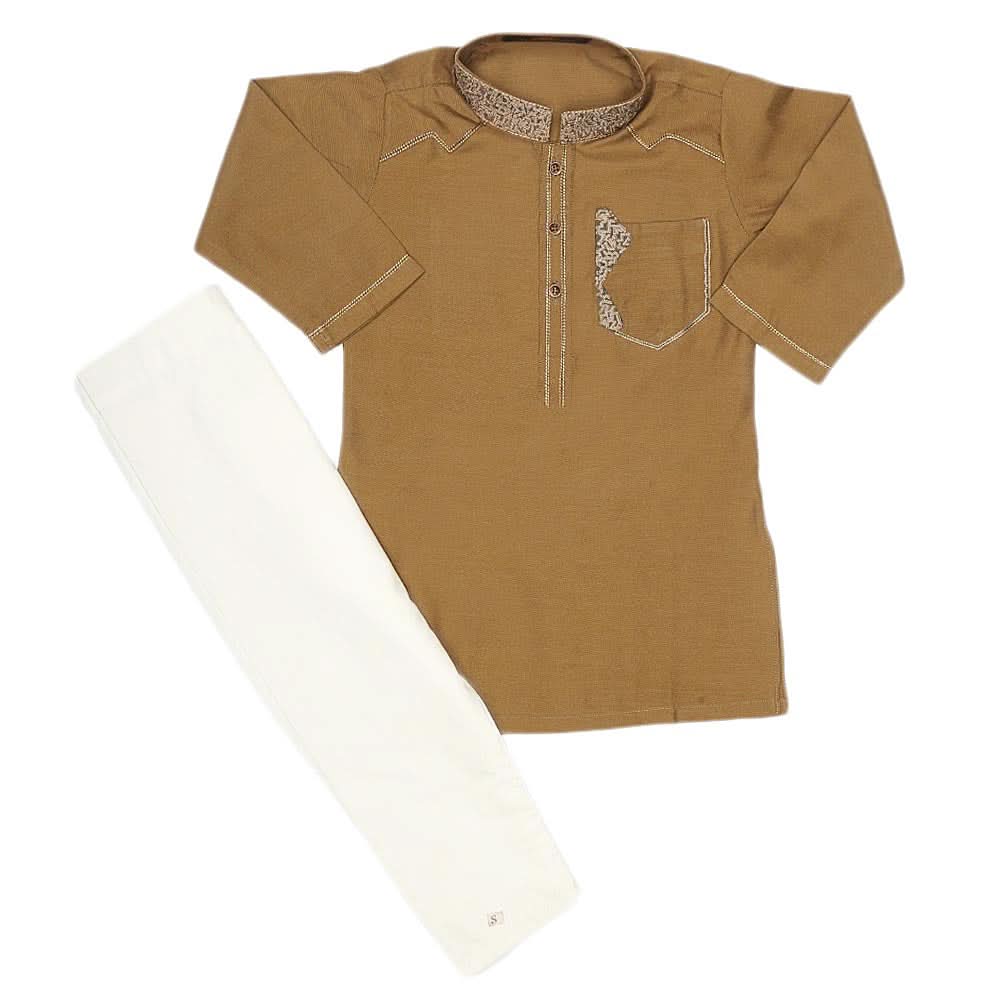 Boys Kurta Shalwar - Olive Green, Kids, Boys Shalwar Kameez, Chase Value, Chase Value