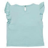 Newborn Girls Half Sleeves T-Shirt - Cyan, Kids, Newborn Girls T-Shirts, Chase Value, Chase Value
