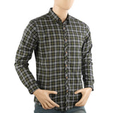 Men's Casual Club Check Shirt - Olive Green, Men's Shirts, Chase Value, Chase Value