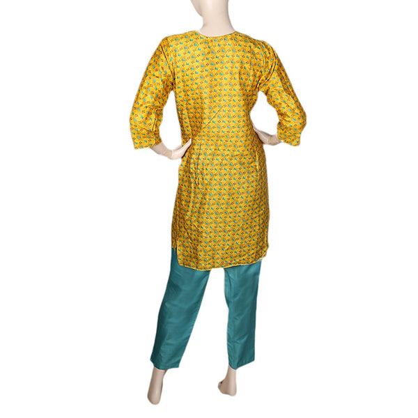 Women's 2 Piece Suit Lawn - Mustard, Women, Shalwar Suits, Chase Value, Chase Value