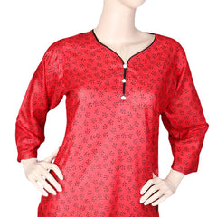 Women's 2 Piece Suit Lawn - Red, Women, Shalwar Suits, Chase Value, Chase Value
