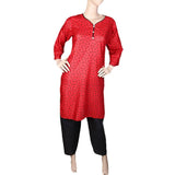 Women's 2 Piece Suit Lawn - Red, Women, Shalwar Suits, Chase Value, Chase Value