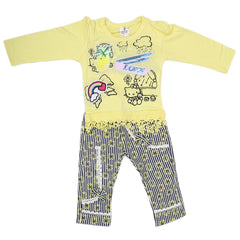 Newborn Girls Full Sleeve Suit - Yellow, Kids, Newborn Boys Sets And Suits, Chase Value, Chase Value