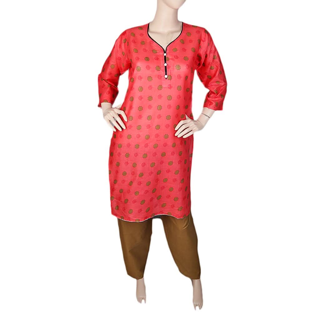 Women's 2 Piece Suit Lawn - Pink, Women, Shalwar Suits, Chase Value, Chase Value
