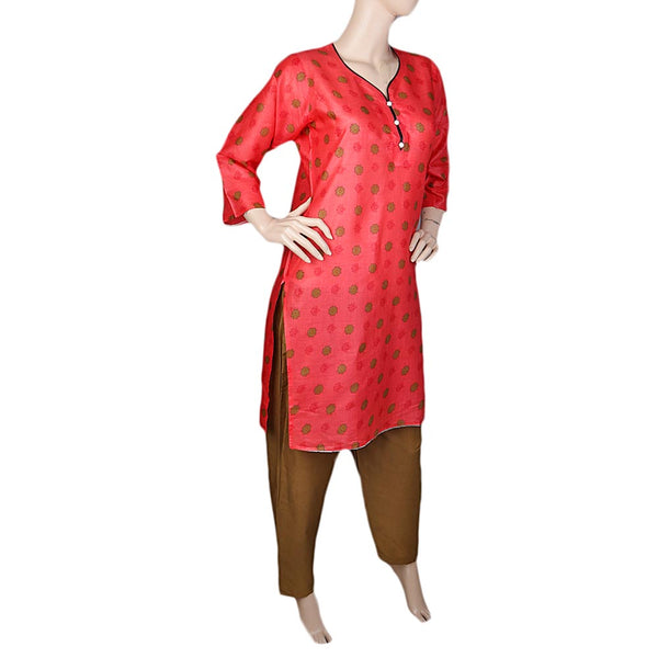 Women's 2 Piece Suit Lawn - Pink, Women, Shalwar Suits, Chase Value, Chase Value