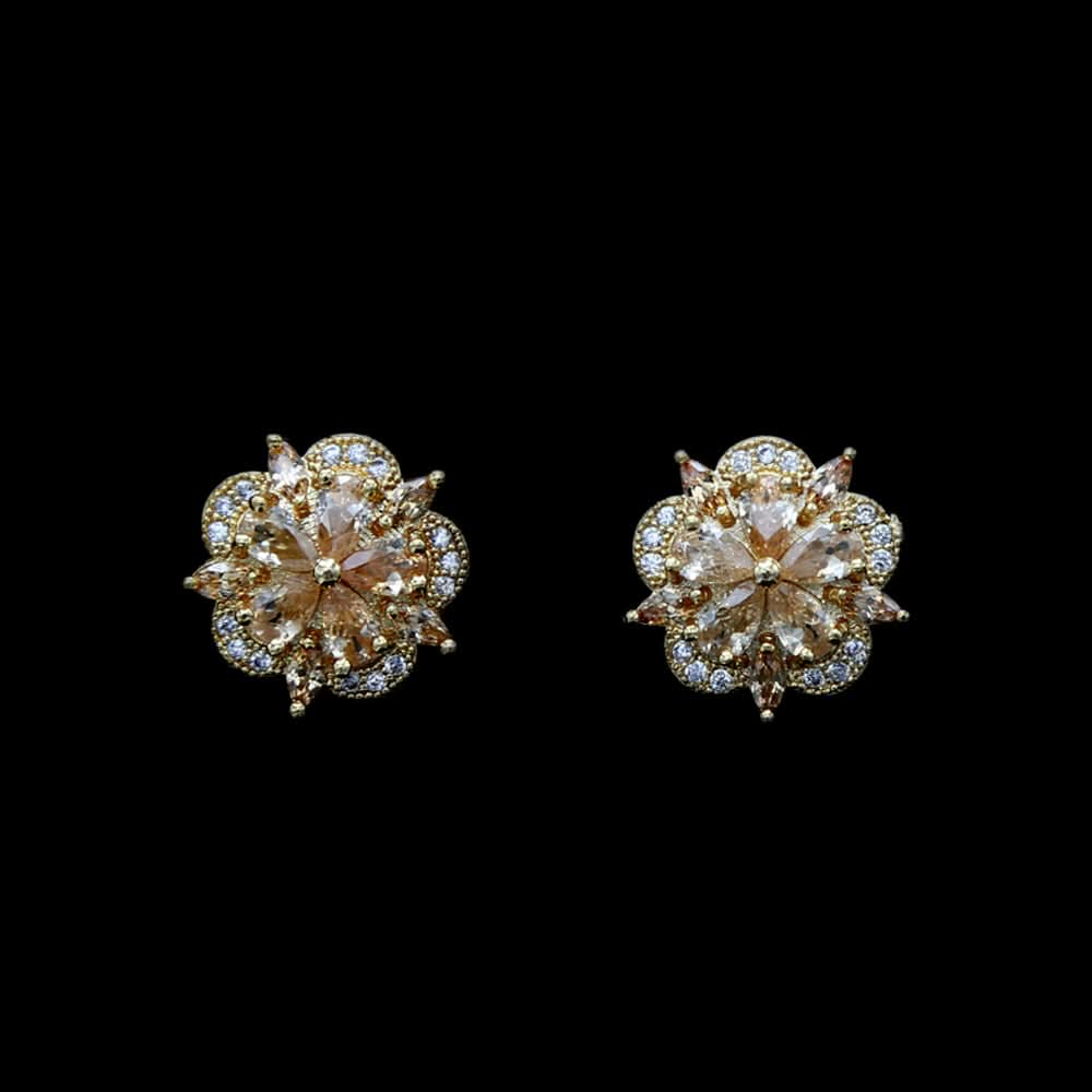 Women's Ear Tops - Golden, Women, Earrings & Tops, Chase Value, Chase Value