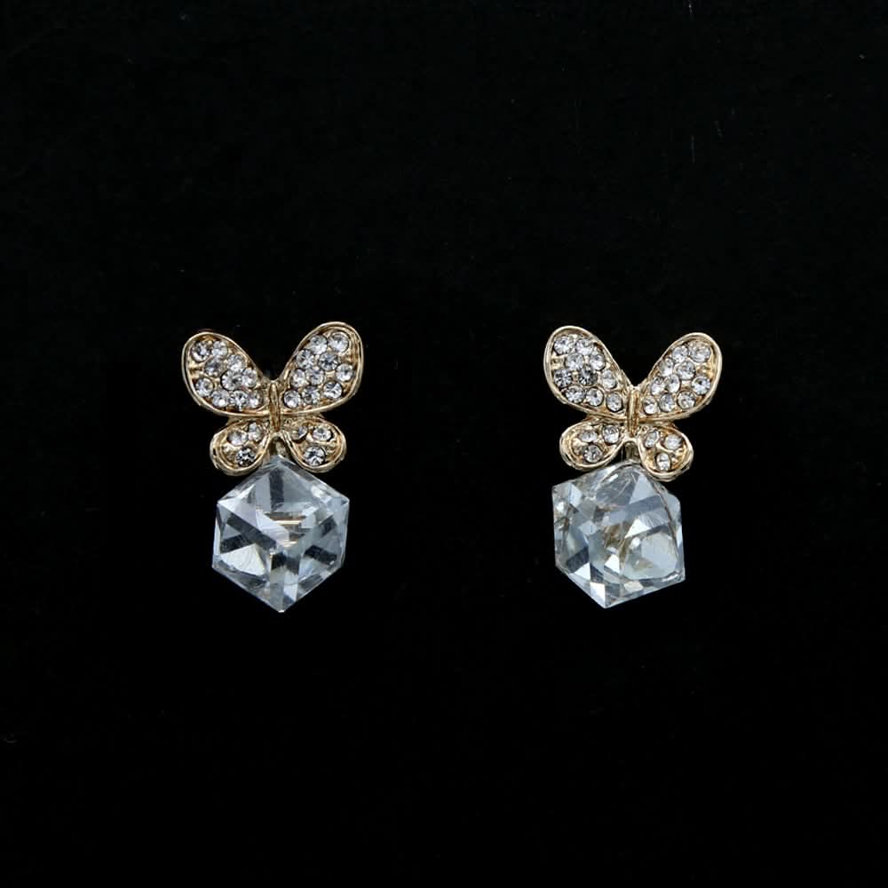 Women's Ear Tops - White, Women, Earrings & Tops, Chase Value, Chase Value