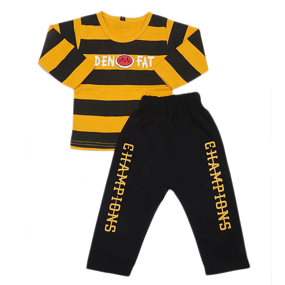 Boys Full Sleeves Suit   44107 - Mustard, Kids, Boys Sets And Suits, Chase Value, Chase Value