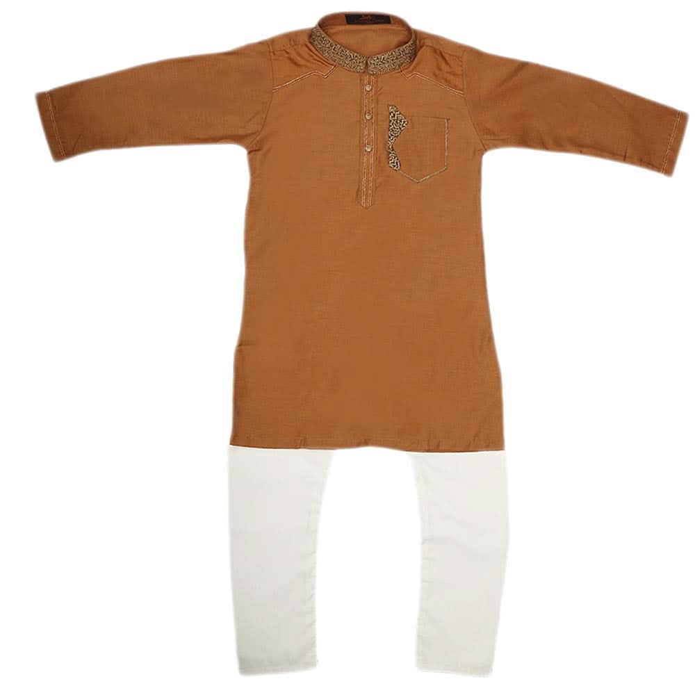 Boys Kurta Shalwar - Mustard, Kids, Boys Shalwar Kameez, Chase Value, Chase Value