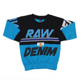 Boys Full Sleeves Terry T-Shirt - Blue, Kids, Boys T-Shirts, Chase Value, Chase Value