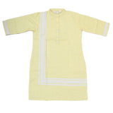 Girls Full Sleeves Lace Khaddar Kurti D-1 - Yellow, Kids, Girls Kurti, Chase Value, Chase Value