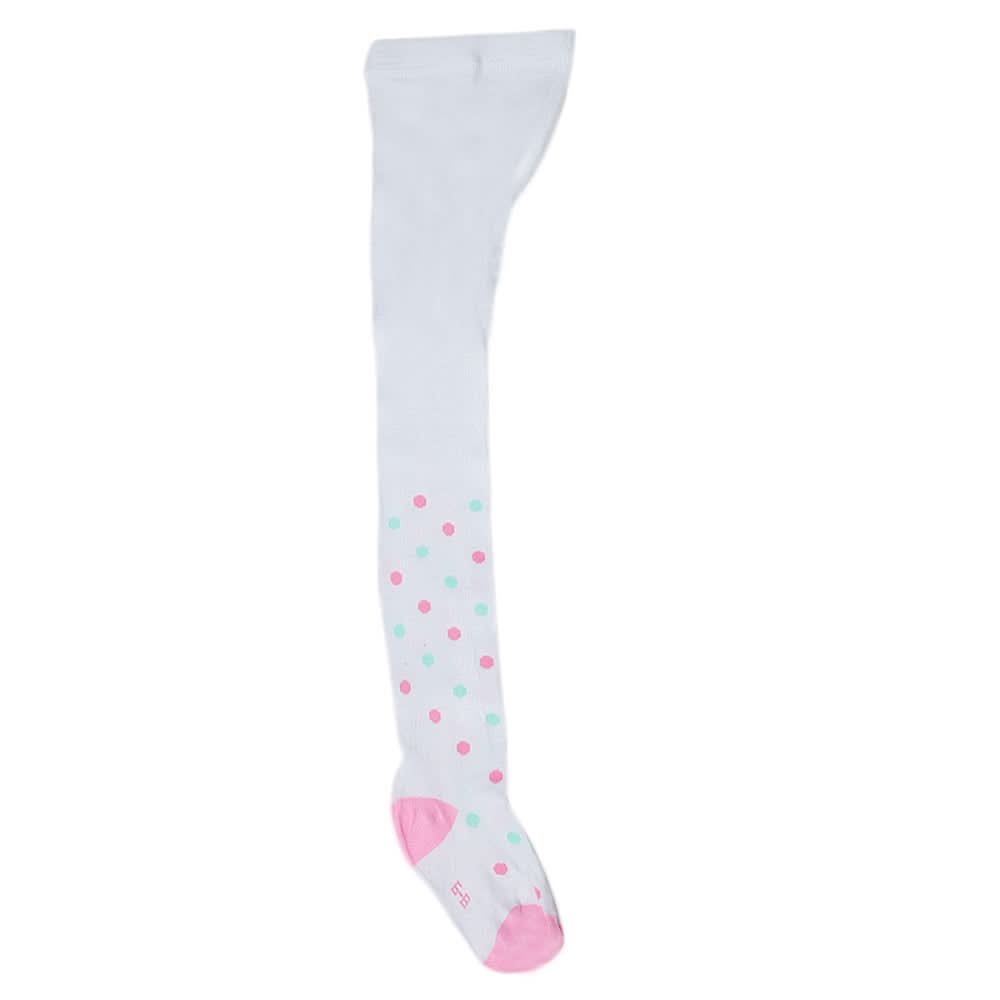 Girls Printed Legging - White, Kids, Tights Leggings And Pajama, Chase Value, Chase Value