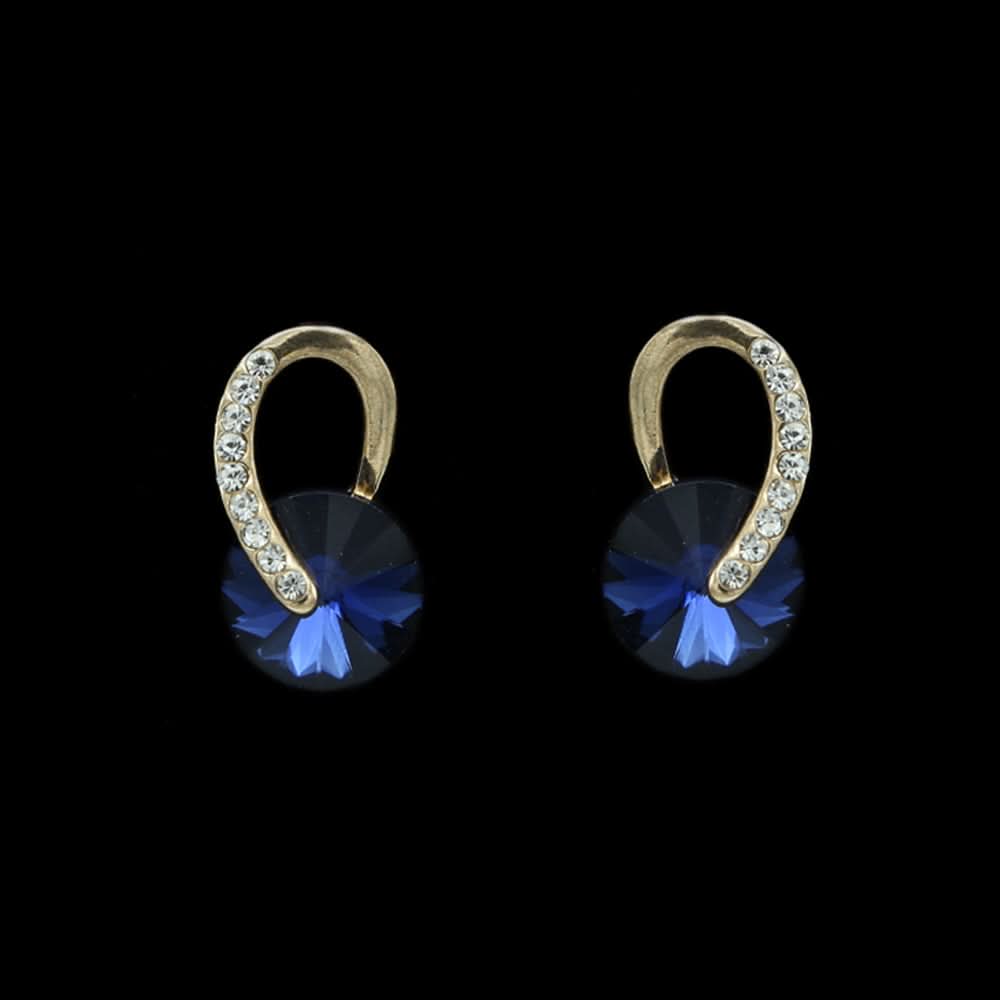 Women's Ear Tops - Navy Blue, Women, Earrings & Tops, Chase Value, Chase Value