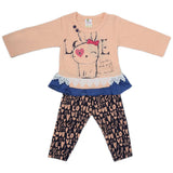 Newborn Girls Full Sleeve Suit (349) - Peach, Kids, NB Girls Sets And Suits, Chase Value, Chase Value