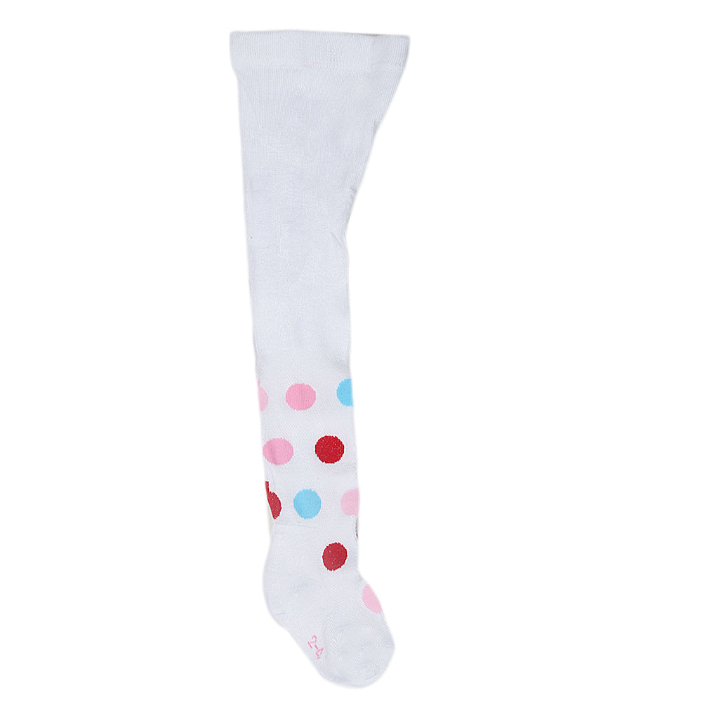 Girls Printed Legging - White, Kids, Tights Leggings And Pajama, Chase Value, Chase Value