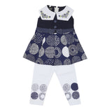 Girls Half Sleeves Tights Suits 376 - Navy Blue, Kids, Girls Sets And Suits, Chase Value, Chase Value