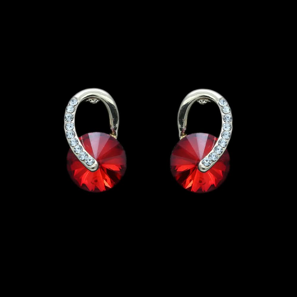 Women's Ear Tops - Red, Women, Earrings & Tops, Chase Value, Chase Value