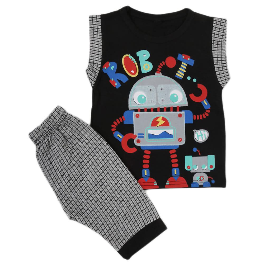 Boys Sando Suit SML S-01 - Back, Kids, Boys Sets And Suits, Chase Value, Chase Value