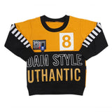 Boys Full Sleeves Terry T-Shirt - Mustard, Kids, Boys T-Shirts, Chase Value, Chase Value