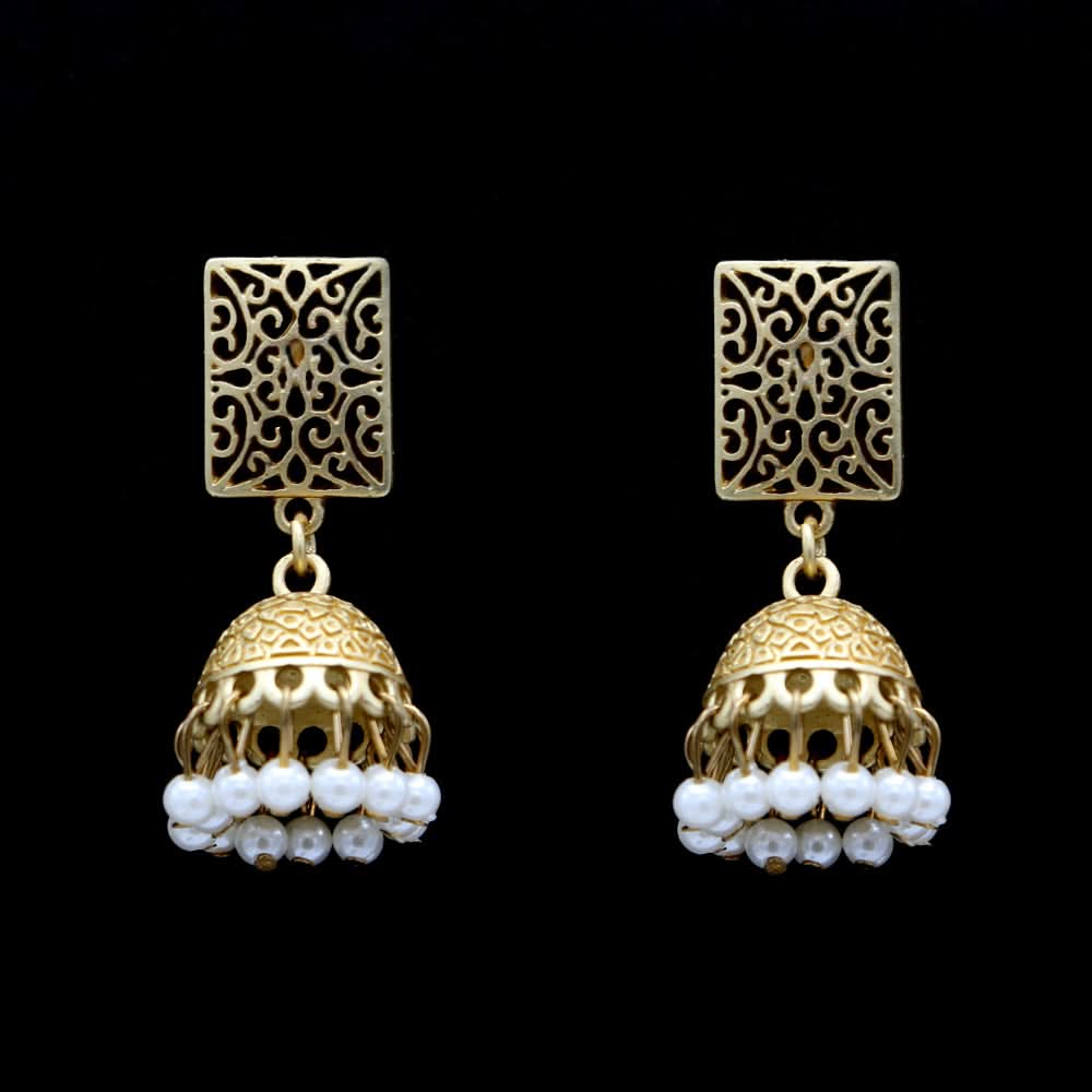 Women's Jhumki - Golden, Women, Earrings & Tops, Chase Value, Chase Value