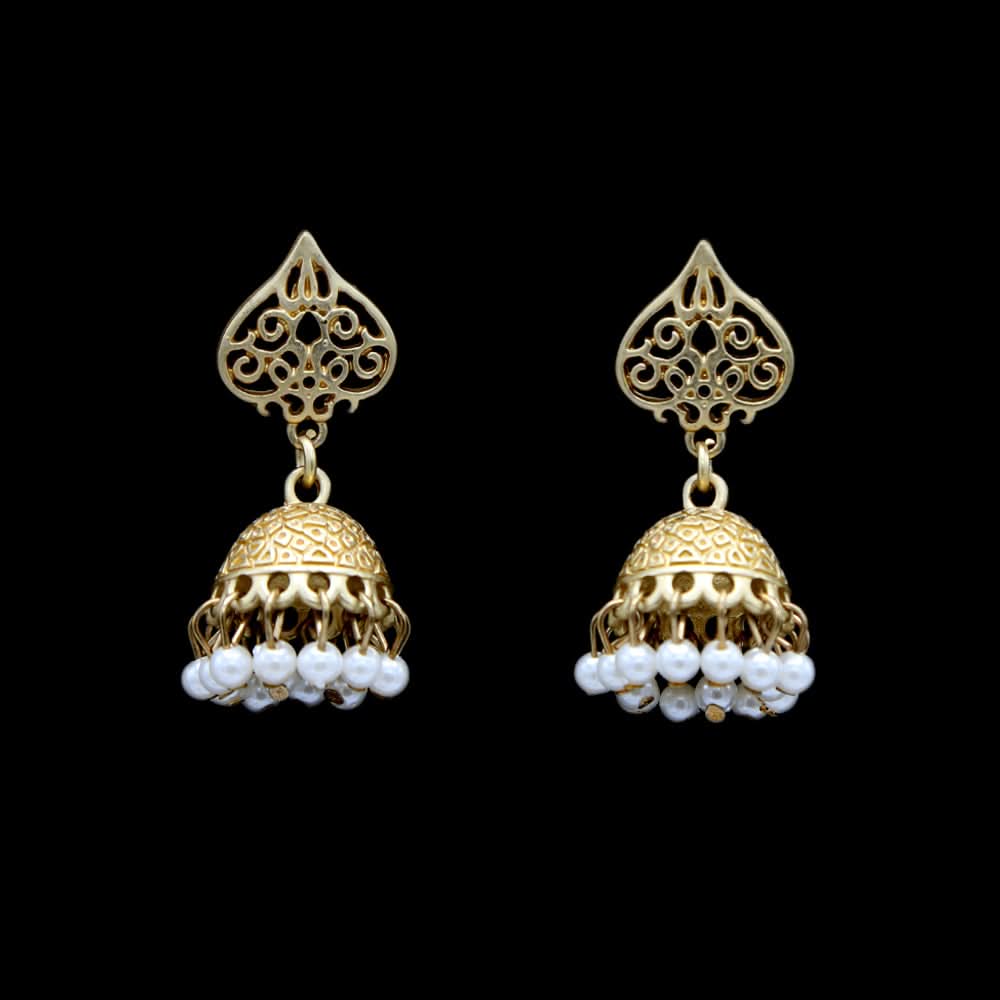 Women's Jhumki - Golden, Women, Earrings & Tops, Chase Value, Chase Value