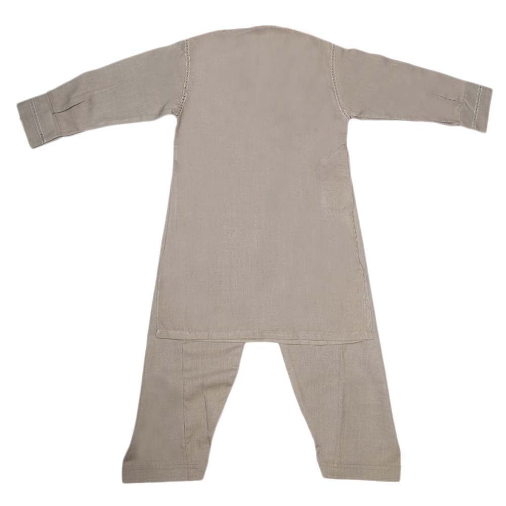 Boys Kurta Shalwar Suit - Beige, Kids, Boys Shalwar Kameez, Chase Value, Chase Value