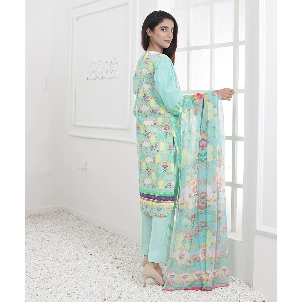 Eminent Digital Embroidered Un-Stitched 3 pcs suit - 8, Women, 3Pcs Shalwar Suit, Eminent, Chase Value