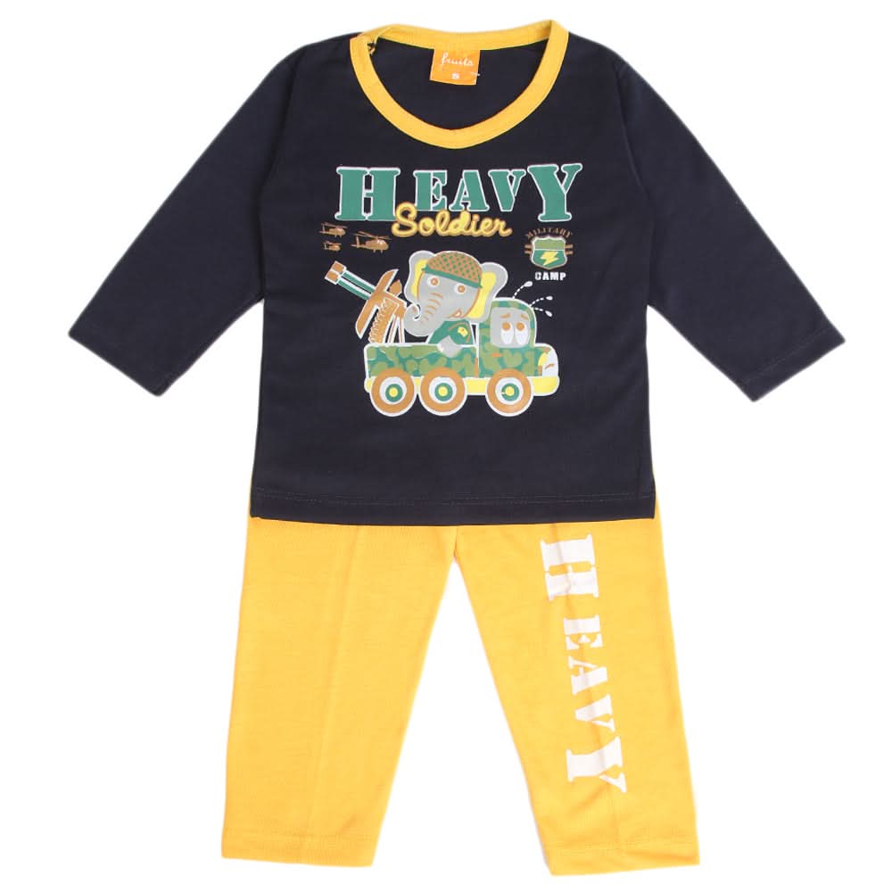 Boys Full Sleeves Suit - Navy Blue, Boys Sets & Suits, Chase Value, Chase Value