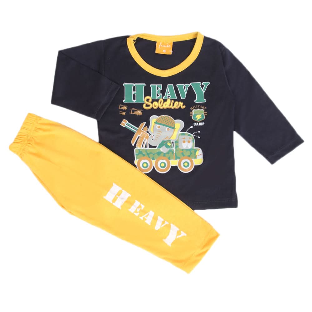 Boys Full Sleeves Suit - Navy Blue, Boys Sets & Suits, Chase Value, Chase Value