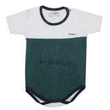 Newborn Boys Short Leg Romper - White, Kids, Newborn Boys Rompers, Chase Value, Chase Value