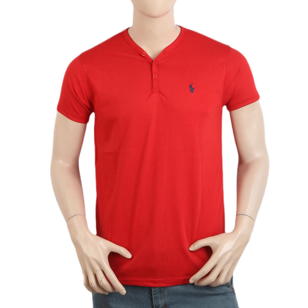 Men's Half Sleeves T-Shirt - Red, Men, T-Shirts And Polos, Chase Value, Chase Value