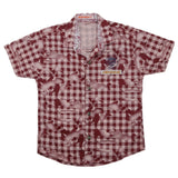 Boys Half Sleeves Casual Shirt - Maroon, Kids, Boys Shirts, Chase Value, Chase Value