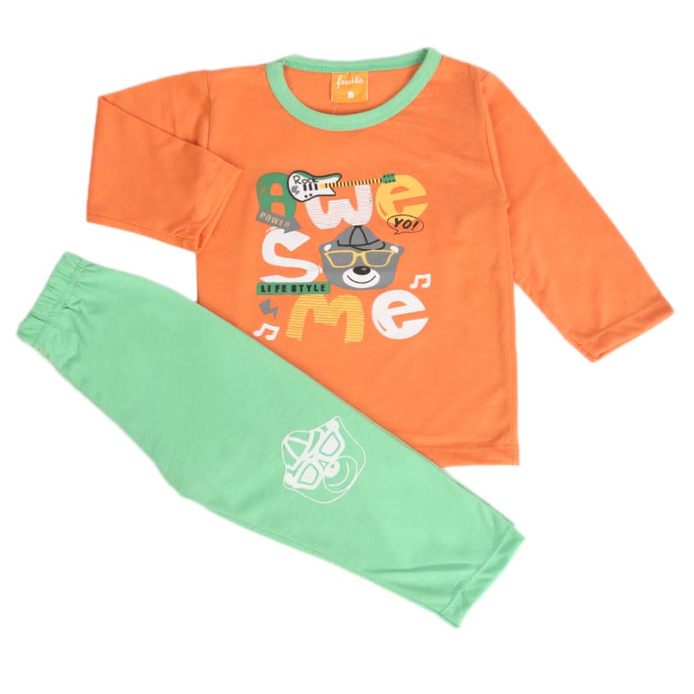 Boys Full Sleeves Suit - Orange, Boys Sets & Suits, Chase Value, Chase Value