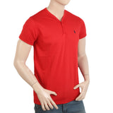 Men's Half Sleeves T-Shirt - Red, Men, T-Shirts And Polos, Chase Value, Chase Value
