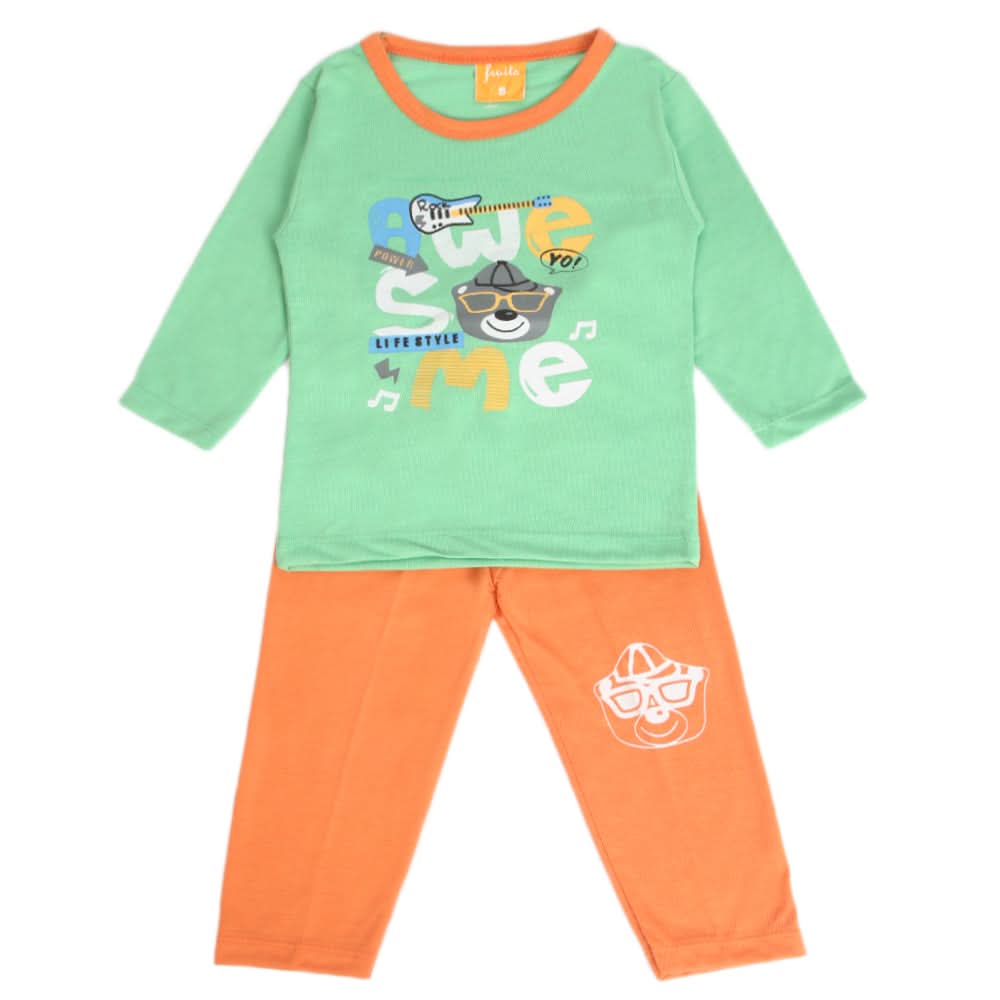 Boys Full Sleeves Suit - Light Green, Boys Sets & Suits, Chase Value, Chase Value