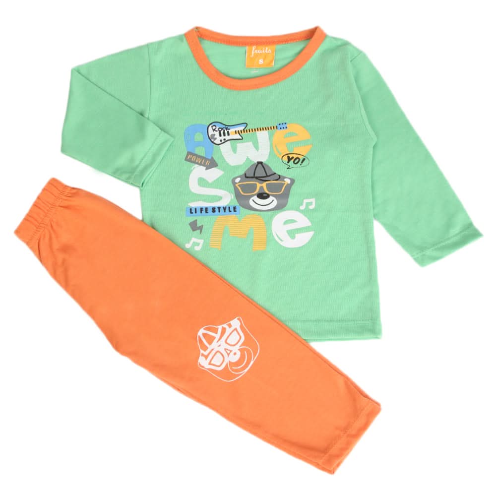 Boys Full Sleeves Suit - Light Green, Boys Sets & Suits, Chase Value, Chase Value